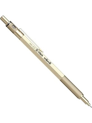 MarkEntegra Metalik Altın Renkli 0.5 mm Versatil Kalem, Şeffaf Ambalajda