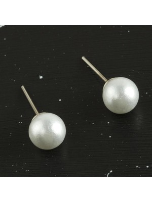 MidasTech Top Incili Küpe 8 mm Nemere