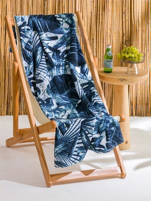Lc Waikiki Yeni Sezon Desenli Erkek Plaj Havlusu 70X150 cm