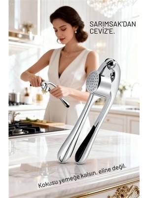 Renas Store Sarımsak Ezici 304 Paslanmaz Çelik Stella Classic Design 721064
