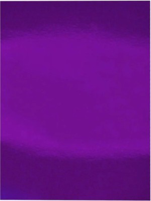 Mikasso Aynalı Metalik Metalize Fon Kartonu Mor 50X70CM 1 Adet (Tek Renk)