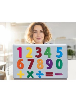 Mikasso Defter Sticker,laptop Sticker Rakamlı Desen Pvc 48X33X0,5CM