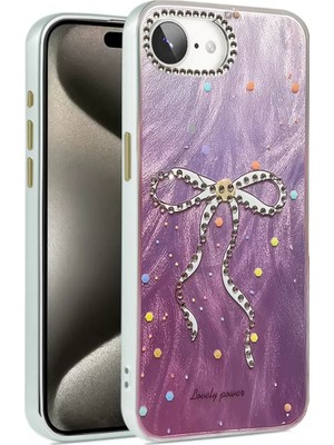 Zenvia Znv Apple iPhone 16E Kılıf Blade Aynalı Desenli Kapak - Desen 1 ZNV2029