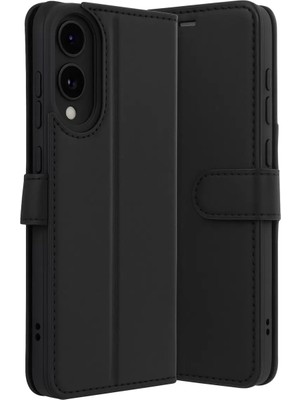 Zenvia Znv Samsung Galaxy S25 Edge Trend S Plus Kapaklı Kılıf - Siyah ZNV2029