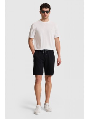U.S. Polo Assn. Erkek Siyah Örme Şort 50322605-VR046