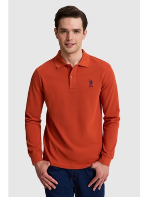 U.s. Polo Assn. Erkek Kiremit Sweatshirt 50276503-VR031