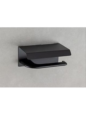 Nacario System Dorado Kapaklı Tuvalet Kağıtlığı Siyah 85X118X170 mm
