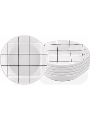 Nacario The Mia Daily Tunes Yemek Tabağı - 6lı Set 20 cm