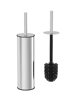 Nacario Orret Metal Wc Fırçası, Krom Tuvalet Temizleme Fırçası, Paslanmaz Çelik Saplı, Dayanıklı Hi