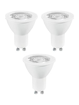 Nacario Ledvalue 4,5W (50W) PAR16 GU10 Spot Ampul 6500K Beyaz - 3 Adet Çanak Lamba