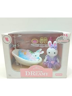 Nacario Bay Dreamy Mini Tavşan Oyun Seti - Banyo