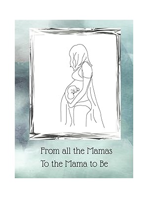 Nacario Independently Published 8.25" x 11" Hard Cover 100 Pages: Baby Shower Book Gift For Mothers To Give