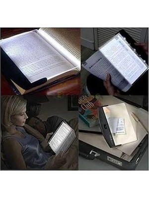Nacario Chermik Gece Kitap Okumak Için LED Panel Kitap Okuma Lambası
