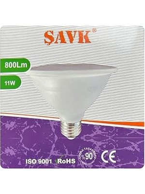 Nacario Şavk 11W 6500K Beyaz Işık PAR30 E27 LED Spot Ampul