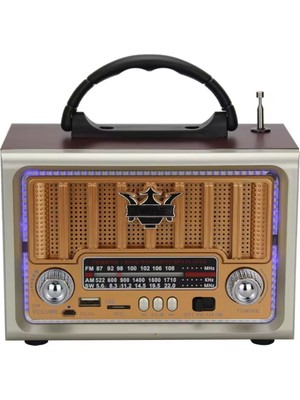 Gees Taşınabilir Klasik Am/fm/sw  Retro Nostaljik Radyo