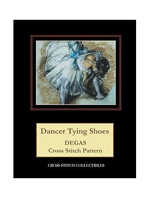 Nacario Dancer Tying Shoes: Degas Cross Stitch Pattern