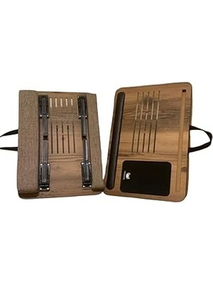 Nacario Axolotl Supply Lidya Telefon Tablet Bölmeli Katlanır Ayaklı Minderli Laptop Sehpası Bilgisayar