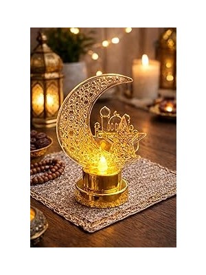Nacario Gold Ayyıldız Pilli LED Işık, Askılı Fener Süsü Sari Işıklar Peri Işıkları Aydınlatmalı Şerit LED R