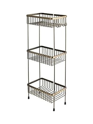 Nacario System Banyo Duş Raf Sistemi Antik Renk 647X150X273 mm
