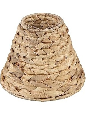 Nacario Aspen Creative 51004-2, Empire Klipsli Avize Abajur, Su Sümbülü, 7,62 cm Üst x 15,24 cm Alt x 4 3/4