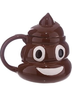 Nacario Netavantaj Poo Kaka Emoji Şekilli 3D Kupa