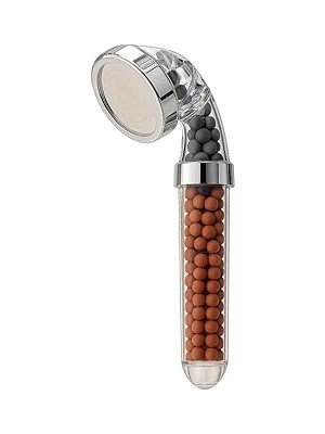 Nacario Tasarruflu Duş Başlığı | 21 Cm, Mineral Anyon Taşlı Su Arıtmalı Basınçlı El Duşu – Su