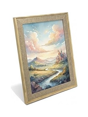 Nacario Serisi 20 * 30 cm Ahşap Resim Çerçevesi Bej