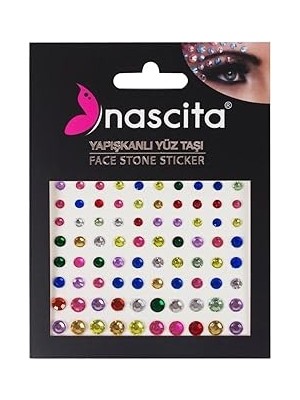 Nacario Yapışkanlı Yüz Taşı NASSTICKER0013