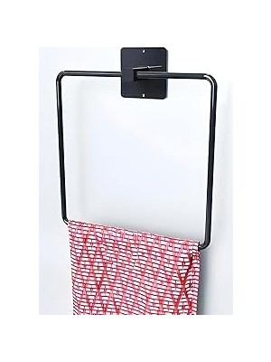 Nacario Kyrotech Metal Kare Havluluk, Banyo Havluluk,paslanmaz Yapışkanlı Askı Standı, Banyo Askısı, Mutfak