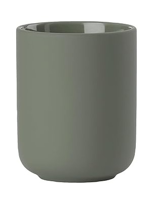 Nacario Zone Denmark Ume Fırçası Bardağı, Çap 8,3, Yükseklik 10,3 Cm, Zeytin Yeşili