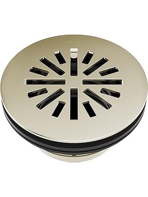 Nacario Faucet 4 Inç Yuvarlak Duş Yer Sifonu Cilalı Nikel, Duş Tahliye Kiti, Krom Duş Drenajı, Krom D