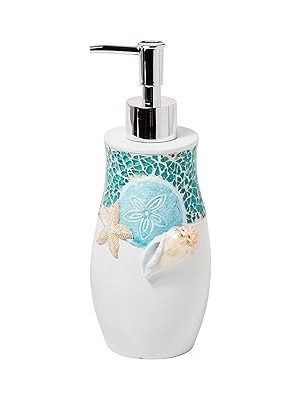 Nacario Skl By Saturday Knight Ltd. South Seas Sabunluk, Reçine, Turkuaz/beyaz, Losyon/sabun Dispenser