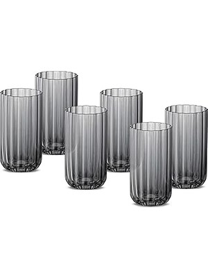 Nacario Foggy Grey 6'lı Meşrubat Bardağı
