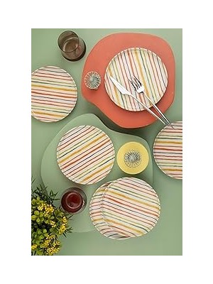 Nacario Kütahya Porselen Moderna 6 Kişilik 19 cm Pasta Takımı Barcod