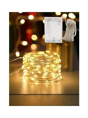Nacario Yenigeldi LED 2 Metre 20 Lamba Günışığı Yılbaşı Işığı Parti Dekorasyon, Sarı
