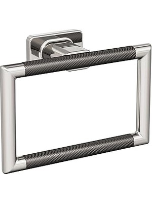 Nacario Amerock Corp BH26612PNGM Esquire Havlu Halkası, Cilalı Nikel/top Metali