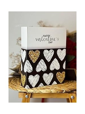 Nacario Rabsev Fotoğraf Albümü 10X15CM 200 Lük Renkli Valentine's Desenli Anı Albümü