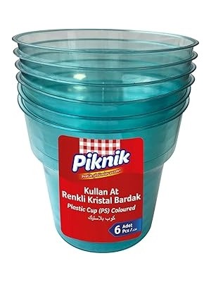 Nacario Piknik Kullan-At Kristal Bar.6'li Renkli
