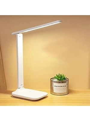 Nacario Çalışma Masası Lambası, LED Masa Lambası, Kısılabilir Masa Lambası, Dokunmatik Şalter, 3 Renk 10