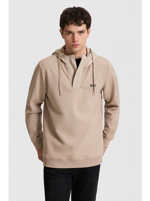 U.s. Polo Assn. Erkek Koyu Bej Sweatshirt 50312601-VR088