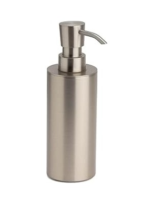 Nacario System Tezgah Üstü Sıvı Sabunluk 250 ml Saten Renk 189X60X93 mm Saten Tek Ebat BA2004 006 Nbm