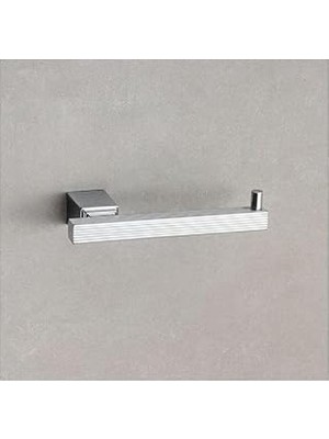Nacario System Vector Tuvalet Kağıtlığı Krom Renk 40X73X170 mm