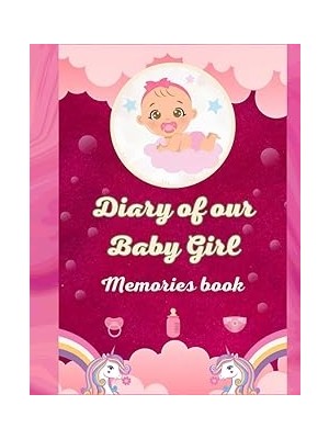Nacario Independently Published Baby Girl Diary Of The First Year For New Parents | Gender Reveal Gifts For