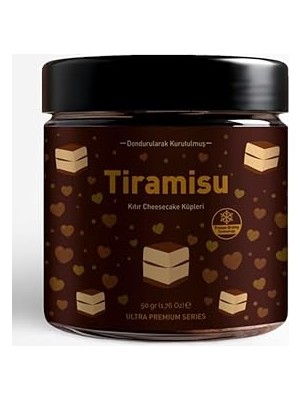 Nacario Viento Dondurularak Kurutulmuş Tiramisu Freeze-Dry Teknolojisi, Kıtır Atıştırmalık, Uzun Raf Ömürlü