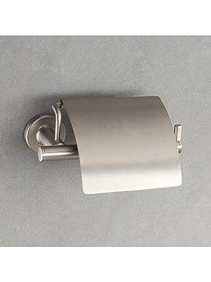 Nacario System Hoop Kapaklı Tuvalet Kağıtlığı Saten Renk 85X118X170 mm