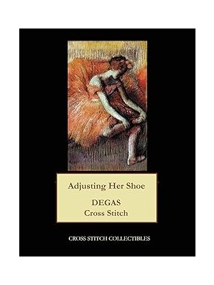 Nacario Adjusting Her Shoe: Degas Cross Stitch Pattern