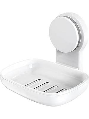 Nacario Aputue Duş Duvarı Için Sabunluk, Deliksiz Tasarım, Güçlü Vakum Emişli, Çıkarılabilir Sabunluk Kabı,