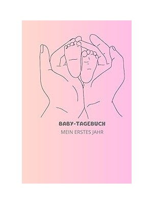 Nacario Babytagebuch - Mein Erstes Jahr 84 Seiten/ 15,24 x 22,86 cm - 6 x 9 Zoll / Fotoalbum / Erinnerung /