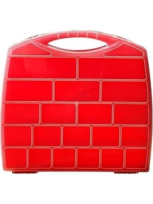 Nacario Kyrotech 20 Bölmeli Organizer, Küçük Parçalar Saklama Kutusu, Şeffaf Plastik Alet Düzenleyici Sakla