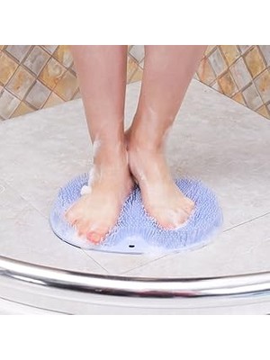 Nacario Çok Amaçlı Esnek Yumuşak Banyo El Ayak Vücut Plastik Duş Matı Plastik Banyo Matı